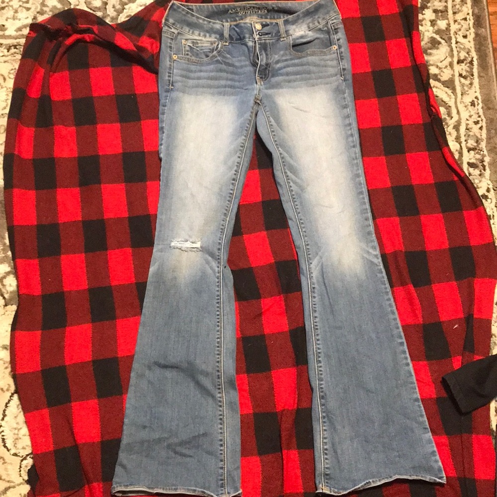 Light blue jeans